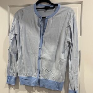 Ann Taylor Factory Light Blue Cardigan